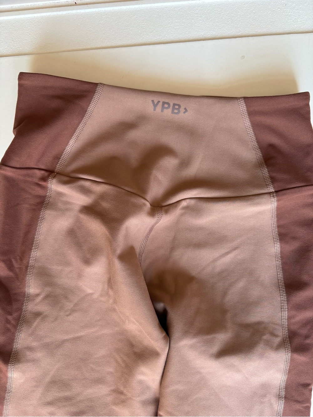 NWT Abercrombie YPB Legging and Sports Bra Set Brown Size Small - Picture 6 of 9